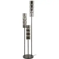 Molecule Golvlampa Cylindro, Förkromad / silver, Vardagsrum / matsal, Glas, Modern, Golvlampa