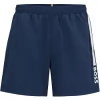 BOSS Badshorts 'Dolphin' mörkblå / vit