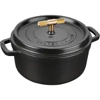 Staub - Buster + Punch Cocotte - Black - 24 cm