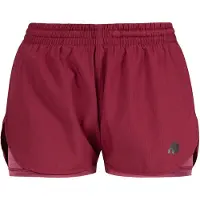Gorilla wear Salina 2-In-1 Shorts, burgundy red, xsmall
