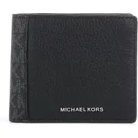 Michael Kors för män. 39R5LHDF3O Hudson läderplånbok med logotyp Svart (OSFA), Casual