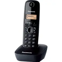 Panasonic TG1611BLACK Trådlös Telefon - Svart Amber