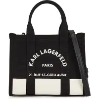 Karl Lagerfeld Handväska 'K/RSG Square' kräm / svart
