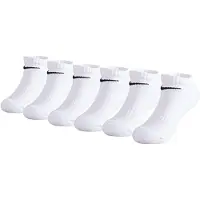 Nike Strumpor - Performance Basic Low - 6-pack - Vit - - 23,5/27 - Strumpor