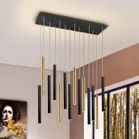 Schuller Valencia Pendellampa Varas, dimbar, Svart, Vardagsrum / matsal, Metall, Modern