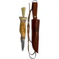 Wood Jewel Svampkniv med Borste