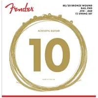 Fender 80/20 Bronssträngar för 12-strängade Austiska Gitarrer 10-50