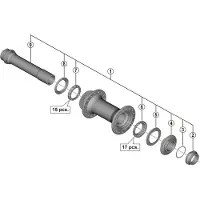 Shimano Hb-mt400-b Navaxel