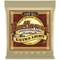 Ernie Ball 2006 Earthwood Bronze 80/20 Light - stålsträngar för akustisk gitarr