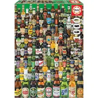 Educa Puzzle 1000 Pièces - Bières - EDUCA - Nature morte et objets - Multicolore - Vert ren