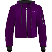 Winshape Sportsweatjacka 'J009C' plommon