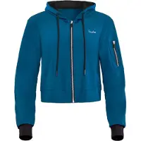 Winshape Sweatjacka 'J009C' blå / vit