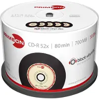 Primeon 2761108 CD-R 80 700 MB 50 st Spindel Vinyl
