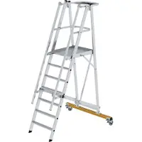 MUNK Günzburger Steigtechnik 52307 Aluminium Plattformledare Montering med verktyg Arbetshöjd (max.): 3.6 m 43 kg