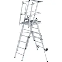 MUNK Günzburger Steigtechnik 52534 Aluminium Plattformledare Montering med verktyg Arbetshöjd (max.): 770 cm