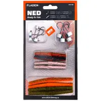 Fladen NED Ready To Fish jiggsortiment 8+8 st/pkt