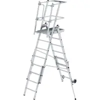 MUNK Günzburger Steigtechnik 52537 Aluminium Plattformledare Montering med verktyg Arbetshöjd (max.): 785 cm