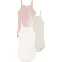 Petit Bateau Bodies för barn 3 BODIES A BRETELLES pojkar - Flerfärgad - 24 mån