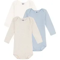 Petit Bateau Bodies för barn BODY US ML PASTEL PACK X3 flickor - Flerfärgad - 24 mån