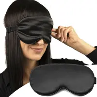 Siso Extra Soft Black Sleep Mask