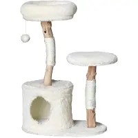 Ginza.se Nordic paws - Scratching Tree Wildwood 1 - White - 60 x 40 x 92 cm