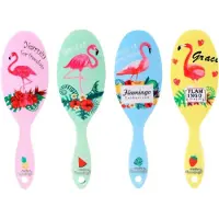 BasicPlus Vitality Flamingo hårborste - Assorterad