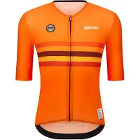 Santini Uci World Champion Netherlands 2025 Korta ärmar Cykeltröja