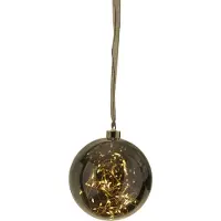 Star Trading rökfärgad glaskula 15cm Glow