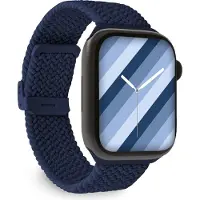 Case4Me SBS loop-armband till Apple Watch 42/44/45/49 mm, blå