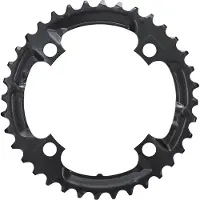 Shimano Deore M590 Chainring Svart 36t