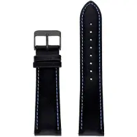 Watx Bracelet de montre - WATX&amp;COLORS - RACE WXCO1725 - Cuir - Noir - Pour homme