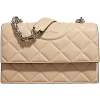 Tory Burch Beigefärgad Läder Crossbody-väska