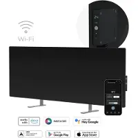 AENO Premium Eco Smart AGH0004S - Värmare - golvstående, väggmonterad - 760 W - pärlsvart