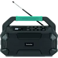 Technisat Byggarbetsradio VIOLA 231 OD DAB+, FM Stänkvattenskyddad Svart