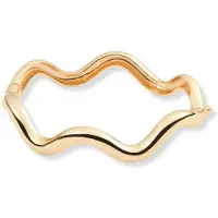Sparv Flow Curve armband guldpläterad 2310101
