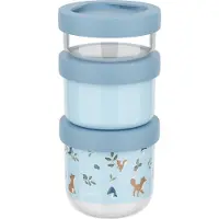 Little Dutch 108034065408, Lunchbox, set, Vuxen/Barn, Blå, Rund, Pojke, Forest Friends