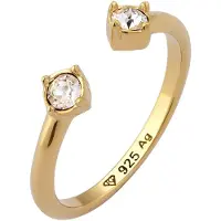 Elli Ring 'Kristalle' guld / vit