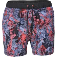 KOROSHI Badshorts safir / duvblå / röd / svart