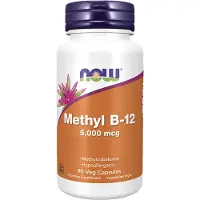 Now , Metyl B-12, 5 000 mcg, 90 Veg Kapslar