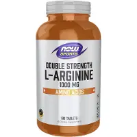 Now , Sport, Dubbel Styrka L-Arginin, 1,000 mg, 180 Tabletter