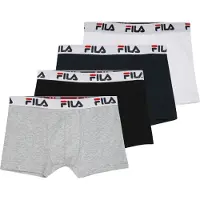 FILA Kalsong gråmelerad / knallröd / svart / vit