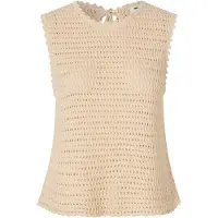 Modstrom Broderad topp 'Mie' sand