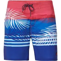 KOROSHI Badshorts blå / marinblå / blodröd / vit