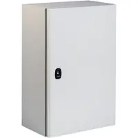 Schneider Electric Väggskåp metall S3D, 600 x 600 x 250 mm HxBxD RAL7035 med monteringsplatta, IP66, 1 dörr