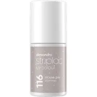 Alessandro Naglar Striplac-UV-ColourUV Nagellack 116 Mouse Grey - shimmer 6.5 ml ()