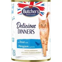 Butcher's Delicious Dinners våtfoder med forell i gelé 6x400g