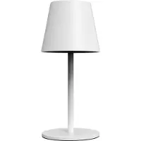 M-E Modern-Electronics LUNA-80 W 41434 Sladdlös bordslampa LED LED fast installerad 3 W Vit