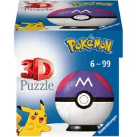 Ravensburger 3D Pussel: Pokémon Pokeball Lila 55 Bitar
