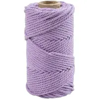 Creativ Company Makramégarn Lila 4 mm 330 g 1 rulle