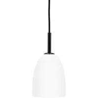 Dyberg Larsen Glas pendellampa Jazz, dimbar, Vitt / opal, Vardagsrum / matsal, Glas, Skandinavisk, Pendellampa